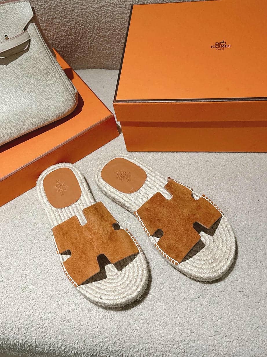 Hermes Man Straw Sandal-16